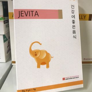 (SALE CHÍNH HÃNG date 11/2024) Thạch tăng đề kháng Jevita cho bé, giúp bé ăn ngon, ngủ ngon( Hộp 20 gói)