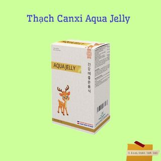 (SALE date 11/2024) Thạch Canxi hữu cơ Aqua Jelly, bổ sung canxi cho bé và mẹ bầu (Hộp 20 gói) giá sỉ