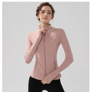 Mẫu áo khoác không nón cao cấp - Tên sp: AK LuLu 315 - Size SML - Bảng màu: 4 màu - Chất thun lạnh co dãn tốt, có túi khoá