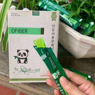 (SALE date 1/2025) Thạch chất xơ hòa tan OFIBER bổ sung chất xơ, giảm táo bón, hỗ trợ nhuận tràng( Hộp 20 gói)
