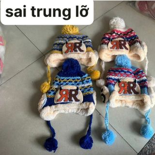 Nón trùm đầu trẻ em đủ mẫu có 3 cục hình tròn QC