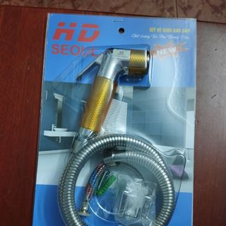 Bộ xịt 3 khoang, Vòi xịt ti đồng thau dây inox 304