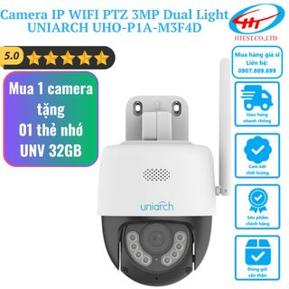 Camera IP WIFI PTZ 3MP Dual Light UNIARCH UHO-P1A-M3F4D giá sỉ