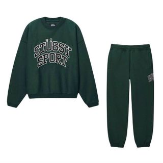 ĐỒ BỘ NỈ BÔNG NAM NỮ UNISEX SWEATER STUSSY SPORT - AUSA HOUSE