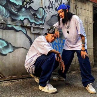 QUẦN BAGGY NAM NỮ UNISEX ỐNG RỘNG JEAN LỤA CAO CẤP CẠP CAO LƯNG CHUN - AUSA HOUSE