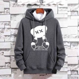 ÁO THUN HOODIE GẤU EMPATHY FORM RỘNG NỈ BÔNG DÁNG OVERSIZE NAM NỮ UNISEX  - AUSA HOUSE
