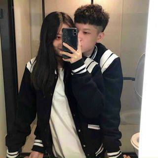 ÁO KHOÁC NỈ NAM NỮ UNISEX BOMBER PHỐI VIỀN TRẮNG - AUSA HOUSE