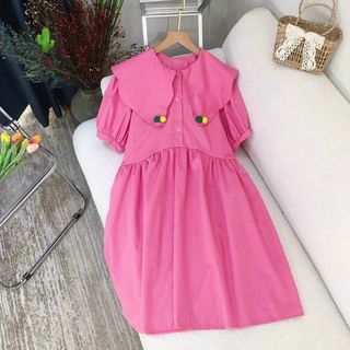 ĐẦM NỮ BABYDOLL ĐÍNH CHERRY SẮC MÀU - AUSA HOUSE