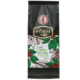 cà phê H'ren pha phin nguyên chất đậm chất ban mê - mix 4 loại hạt - 500gr giá sỉ