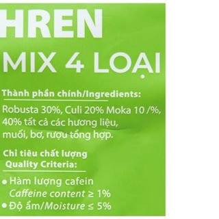 cà phê H'ren pha phin nguyên chất đậm chất ban mê - mix 4 loại hạt - 500gr giá sỉ giá bán buôn số lượng