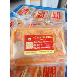 VÚ HEO ƯỚP SẴN SIÊU NGON Hộp 500g (giao tphcm)