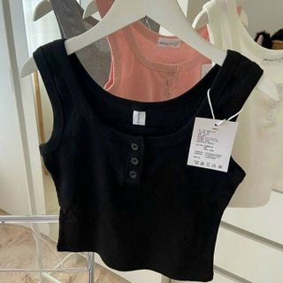 ÁO NỮ BALO ĐÍNH NÚT THUN GÂN - AUSA HOUSE