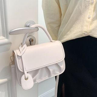 TÚI XÁCH NỮ ĐEO CHÉO DA BÈO NHÚM KÈM TAG 3 NGĂN - AUSAHOUSE