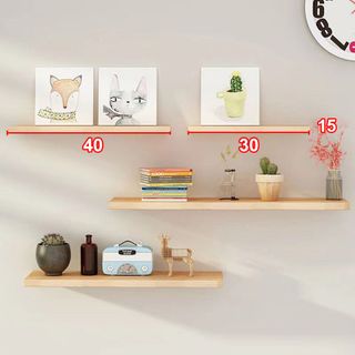 Kệ Treo Tường Gỗ Gắn Tường Decor Rộng 15cm KTT-95 ZataFu