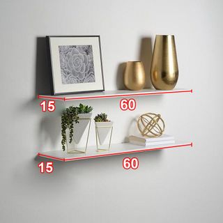 Kệ Treo Tường Gỗ Gắn Tường Decor Rộng 15cm KTT-95 ZataFu