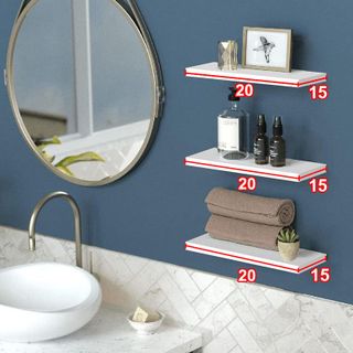 Kệ Treo Tường Gỗ Gắn Tường Decor Rộng 15cm KTT-95 ZataFu