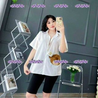 ÁO SƠ MI NỮ THÊU GẤU LÔNG - AUSA HOUSE