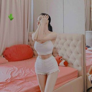 SET ĐỒ NỮ ÁO 2 DÂY VÀ QUẦN PHỐI REN - AUSA HOUSE