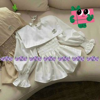 ÁO NỮ TIỂU THƯ NHÚNG KIỂU LOGO CN - AUSA HOUSE