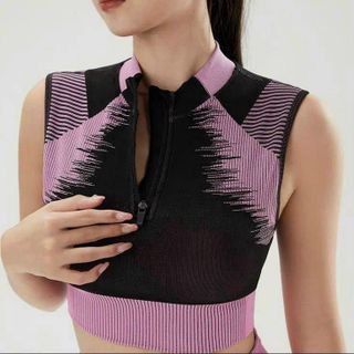 Kho còn set crop khoá Naqi Size SML 5 màu, chất vải dệt sẵn mút mới nhất 2024 Thể Thao cao cấp Siêu Đẹp Giá Sỉ,