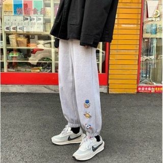 QUẦN DÀI NAM NỮ UNISEX VẢI NỈ 3 ICON VŨ TRỤ - AUSA HOUSE