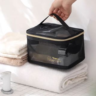 Tìm sỉ - Túi đựng mỹ phẩm cao cấp Care4u SiZE 21x12x13 cm