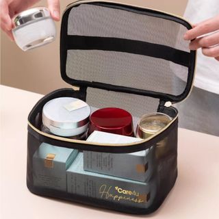 Tìm sỉ - Túi đựng mỹ phẩm cao cấp Care4u SiZE 21x12x13 cm