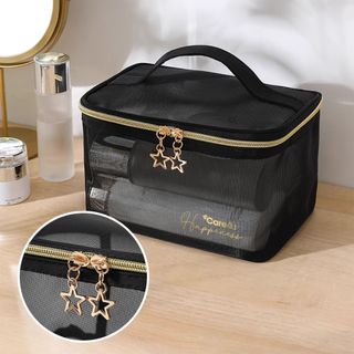 Tìm sỉ - Túi đựng mỹ phẩm cao cấp Care4u SiZE 21x12x13 cm