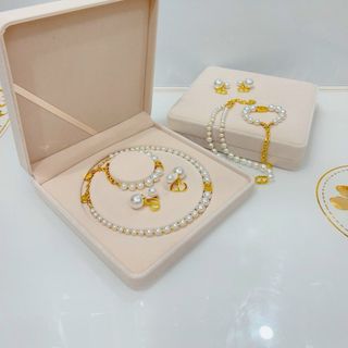 Túi xách quảng châu Set Trang Sức 3in1 Full Box Nhung - 09B5283 (Chuyên sỉ túi xách sll, balo, ví, thắt lưng, túi Laptop)