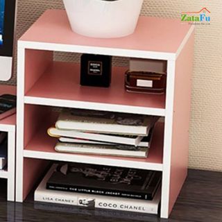Kệ Sách Gỗ Để Bàn Mini 3 Tầng KTT-02 ZataFu