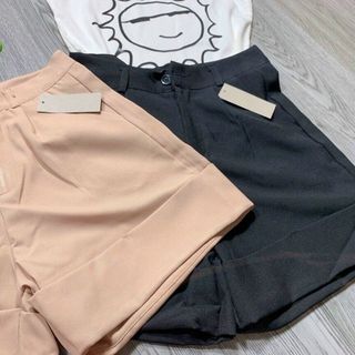 QUẦN SHORT NỮ VẢI TUYẾT MƯA LAI BẢN TO - AUSA HOUSE