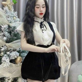 SET ĐỒ NỮ ÁO TAY PHỒNG PHỐI QUẦN YẾM BÍ - AUSA HOUSE