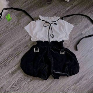 SET ĐỒ NỮ ÁO TAY PHỒNG PHỐI QUẦN YẾM BÍ - AUSA HOUSE