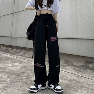 QUẦN DÀI NAM NỮ UNISEX VẢI NỈ ĐEN SPEAR YOUTH - AUSA HOUSE