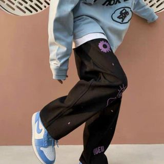 QUẦN DÀI NAM NỮ UNISEX NỈ HỌA TIẾT HOẠT HÌNH - AUSA HOUSE