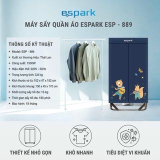 Tủ sấy quần áo Espark nhập Thái ESP-886