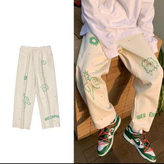 QUẦN DÀI NAM NỮ UNISEX NỈ HỌA TIẾT HOẠT HÌNH - AUSA HOUSE
