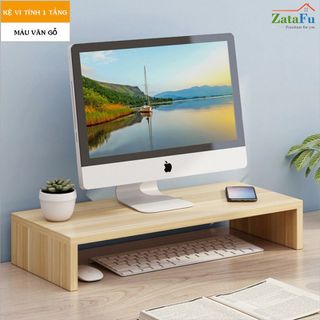 Kệ Giá Đỡ Màn Hình Máy Tính Decor Ván dày 12mm KVT-01 ZataFu