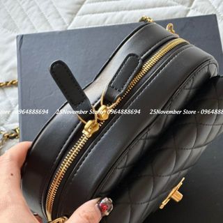 𝐓𝐔́𝐈 𝐗𝐀́𝐂𝐇 Nữ Cao Cấp Hình Trái 𝐓𝐈𝐌 𝐒𝐔𝐏𝐄𝐑 VIP 2024 - Màu Đen - Size : 18cm