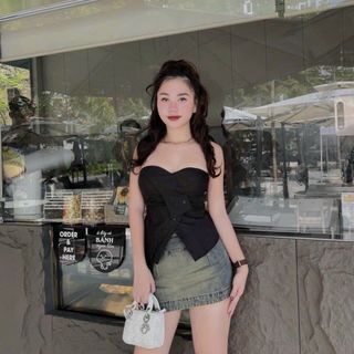 ÁO NỮ ỐNG CHÉO TÀ CÓ MÚT - AUSA HOUSE