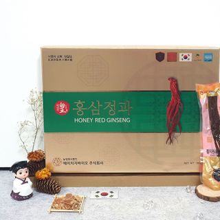 Sâm Củ Tẩm Mật Ong Ginseng King Hộp 180g (30 gr x 6 hộp)