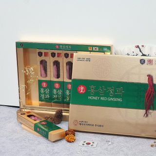 Sâm Củ Tẩm Mật Ong Ginseng King Hộp 180g (30 gr x 6 hộp)