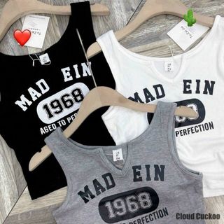 ÁO THUN NỮ CROPTOP BALO CỔ TRÒN 1968 - AUSA HOUSE