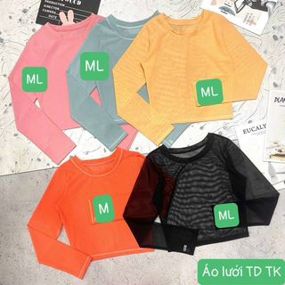 Áo lưới tay dài tk còn màu size trên hình mới nhất 2024 Thể Thao cao cấp Siêu Đẹp Giá Sỉ,1