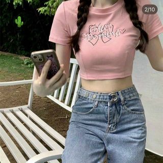 ÁO THUN NỮ CROPTOP CỔ TRÒN TAY NGẮN DÂY CỘT RÚT EO SLEEP MORKING - AUSA HOUSE