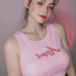 ÁO THUN NỮ CROPTOP CỔ TRÒN BA LỖ ANGEL - AUSA HOUSE