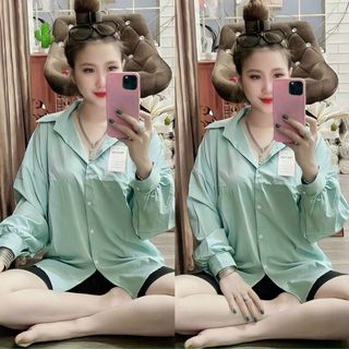 ÁO SƠ MI NỮ TRƠN DÀI TAY - AUSA HOUSE