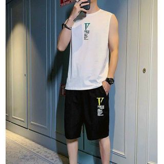 ĐỒ BỘ THỂ THAO NAM NỮ UNISEX CHỮ V - AUSA HOUSE