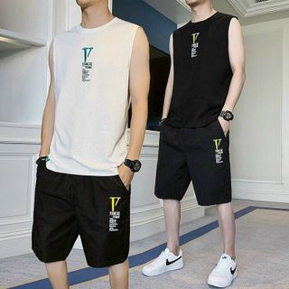 ĐỒ BỘ THỂ THAO NAM NỮ UNISEX CHỮ V - AUSA HOUSE
