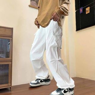 QUẦN DÀI NAM NỮ UNISEX KAKI TÚI HỘP ỐNG RỘNG SUÔNG - AUSA HOUSE